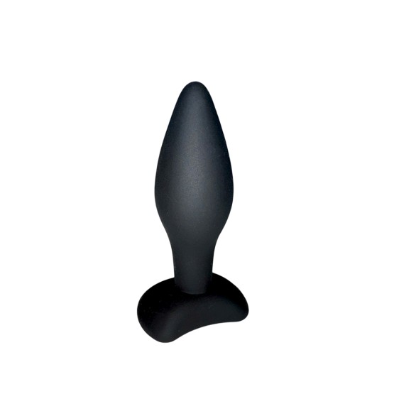 Silicone Anal Plug Small Black