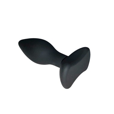 Silicone Anal Plug Small Black