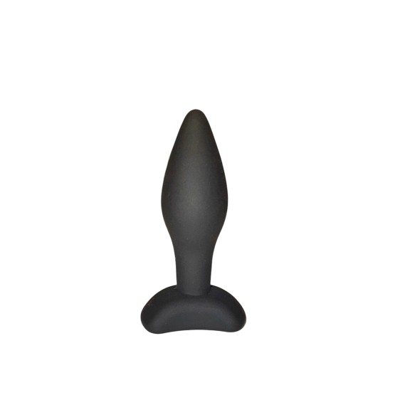 Silicone Anal Plug Small Black