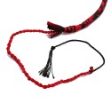 Nylon Bullwhip Black & Red 270 cm