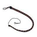 Leather Whip Black & Brown 90 cm