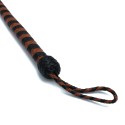 Leather Whip Black & Brown 90 cm