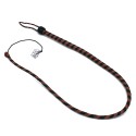 Leather Whip Black & Brown 140 cm