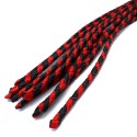 Leather Whip Nine Tails Black & Red