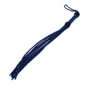 Leather Whip Nine Tails Black & Blue