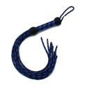 Leather Whip Nine Tails Black & Blue