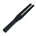 Black Leather Y-Split Paddle