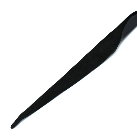 Black Leather Single Flap Whip D-Ring