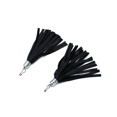 Black Leather Earring Whip