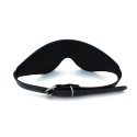 Black Leather Blindfold