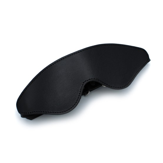 Black Leather Blindfold