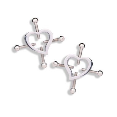 Heart-Shaped Nipple Clamps Tinkling Bells