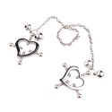 Heart-Shaped Nipple Clamps Tinkling Bells