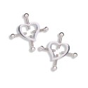 Heart-Shaped Nipple Clamps Tinkling Bells & Leather Harness