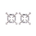 Hexagon Nipple Clamps Bells & Leather Harness