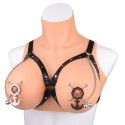 Anchor Nipple Clamps with Bells & Studded Harness