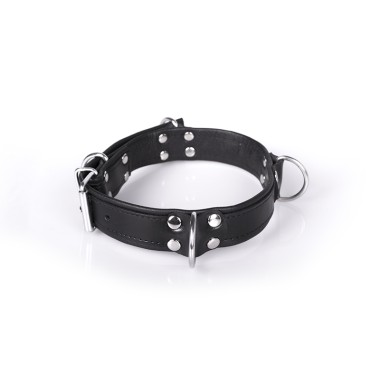 Deluxe Bondage Collar - Black