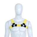 Elastic Chest Harness Yellow S/M