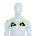 Elastic Chest Harness Green L/XL