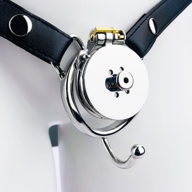 Chastity Device Flat with Belt