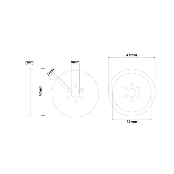Chastity Device Flat with Belt
