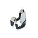 Steel Jaw Lock With Black Elastic Coating