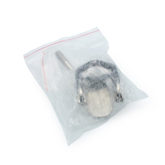 Steel Jaw Lock With Black Elastic Coating