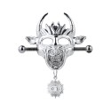 Demonic Bull Mask Nipple Clamps