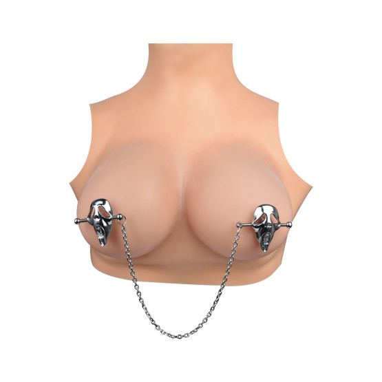 Ghostface Mask Nipple Clamps