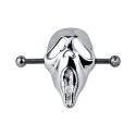 Ghostface Mask Nipple Clamps