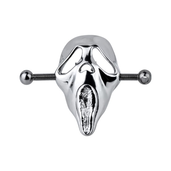 Ghostface Mask Nipple Clamps