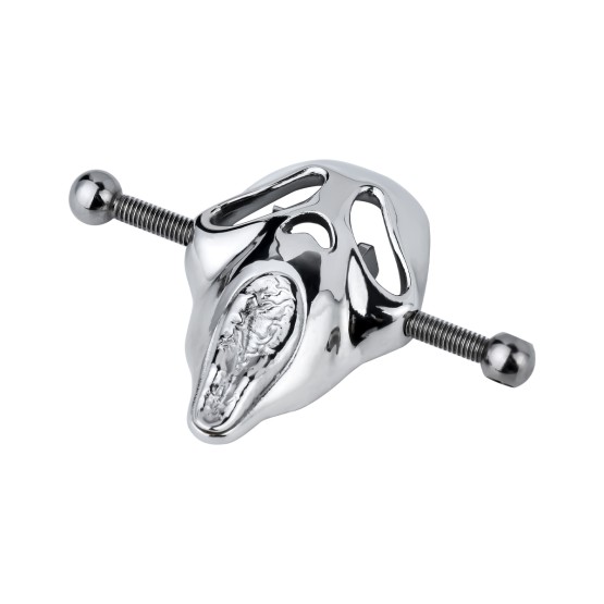 Ghostface Mask Nipple Clamps