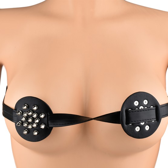 Spiked Breast Binder with Closed-Center Sharp Spikes