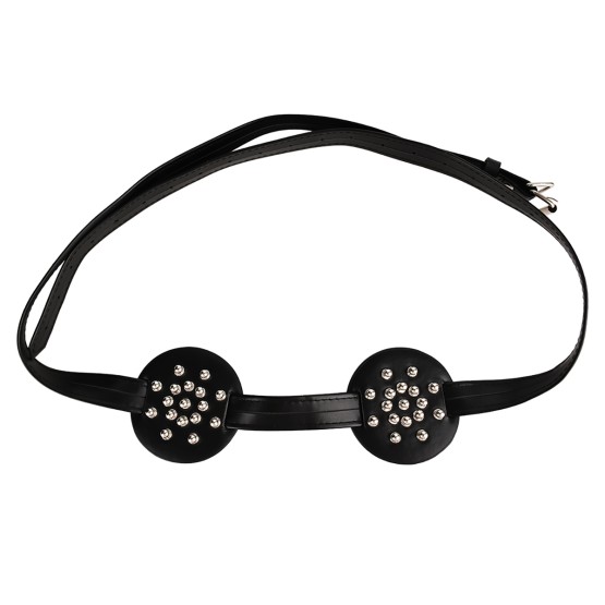 Spiked Breast Binder with Closed-Center Rounded Nobs