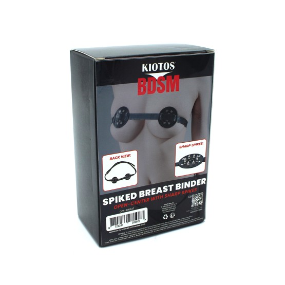 Spiked Breast Binder with Open-Center Sharp Spikes