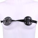 Spiked Breast Binder with Open-Center Rounded Nobs