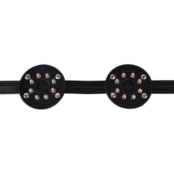 Spiked Breast Binder with Open-Center Rounded Nobs