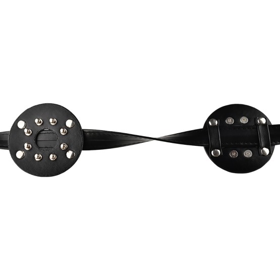 Spiked Breast Binder with Open-Center Rounded Nobs