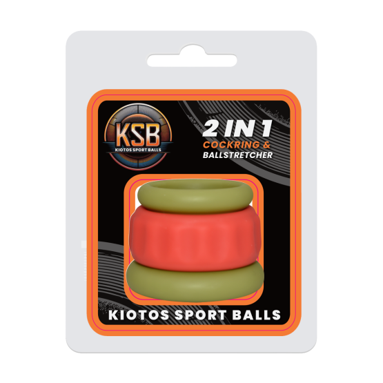 2 in 1 Cockring & Ball Stretcher Set