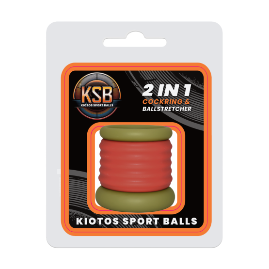 2 in 1 Silicone Cockring & Ball Stretcher Set