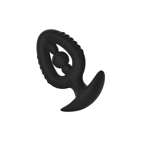 Silicone Anal Plug/Expander with Internal Bead M