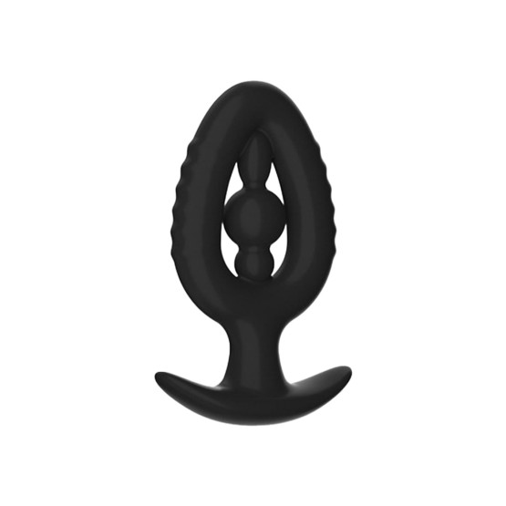 Silicone Anal Plug/Expander with Internal Bead M