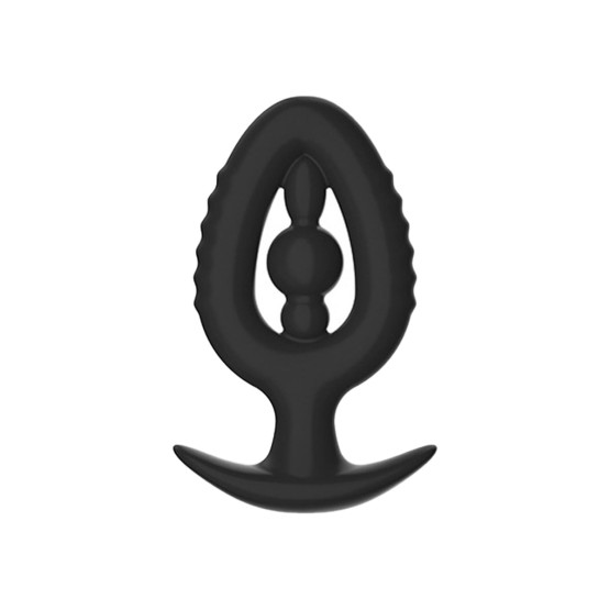 Silicone Anal Plug/Expander with Internal Bead M