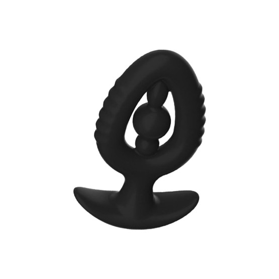 Silicone Anal Plug/Expander with Internal Bead L