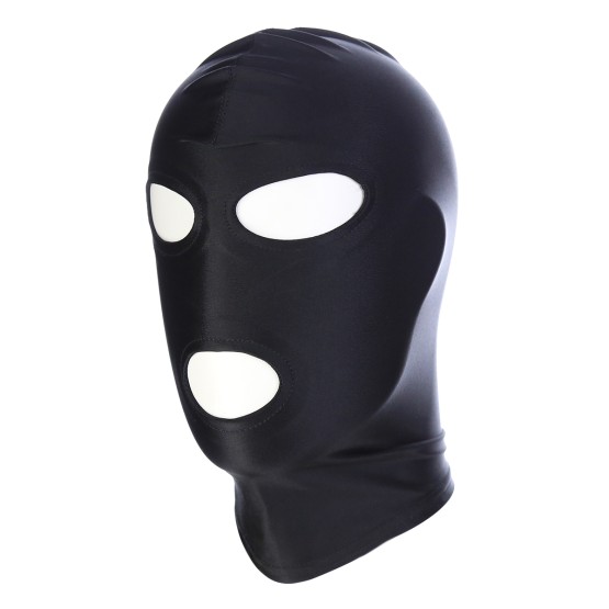 Black BDSM Hood Classic 3 Hole
