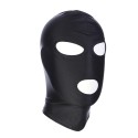 Black BDSM Hood Classic 3 Hole