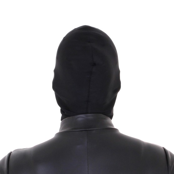 Black BDSM Hood Classic 3 Hole