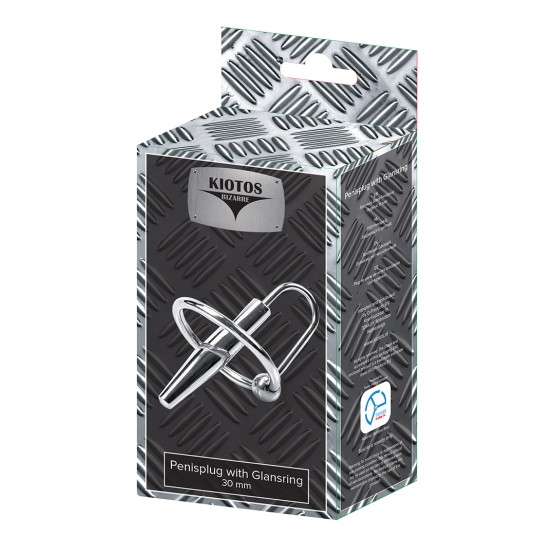 Kiotos Bizarre - Penisplug with Glansring - 30 mm