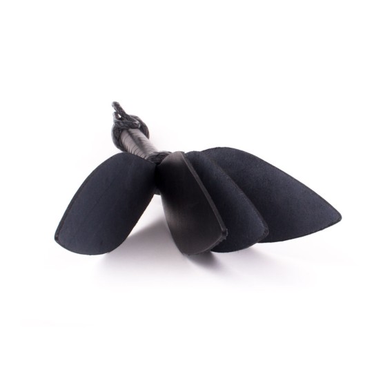 3-Fold Spade Slaper - Black Leather