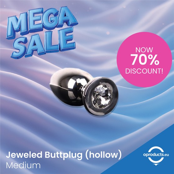 Jeweled Buttplug (Hollow) Medium